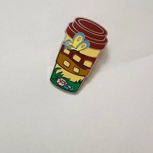 DISNEY COFFEE CUP PIN TRADING PIN